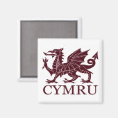 Aimant Wales CYMRU (Recto/Verso)