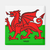 AIMANT WALES FLAG /DRAGON (Devant)