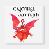 Aimant 'Wales Forever' (Devant)