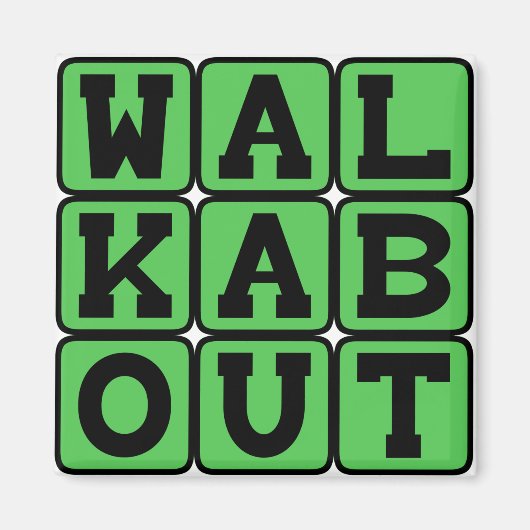 Aimant Walkabout, aventure australienne (Devant)