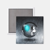 Aimant Walkermoji Vintage Magneet (Voorkant / Achterkant)