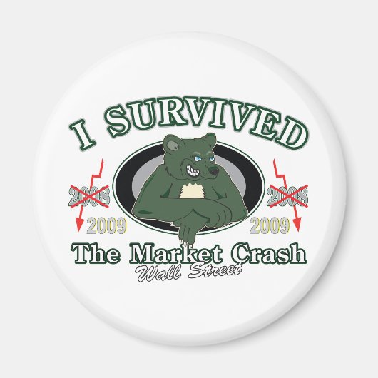 Aimant Wall Street/I Survived the Market Crash (Devant)