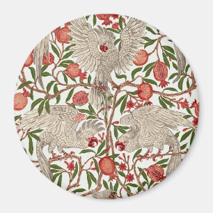 Aimant Walter Crane Cacatoès à tête blanche Grenade rouge