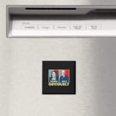 Aimant Waltz 2024 Evidemment Tim Walz Kamala Harris 2024 (In Situ (Lave-vaisselle))