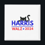 Aimant Walz 2024 Funny Cat Election Kamala Harris Tim Wal<br><div class="desc">Walz 2024 Funny Cat Election Kamala Harris Tim Waltz 2</div>