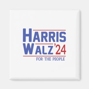 Aimant Walz 2024 Président Drapeau Américain Kamala Harri