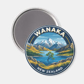 Aimant Wanaka Nouvelle-Zélande (Recto/Verso)
