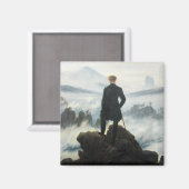 Aimant Wanderer au-dessus de la mer de brouillard, Friedr (Recto/Verso)