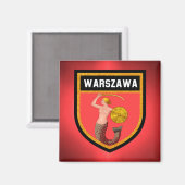 Aimant Warsaw  Flag (Recto/Verso)