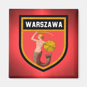 Aimant Warsaw Flag
