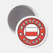 Aimant Warszawa Polska (Recto/Verso)