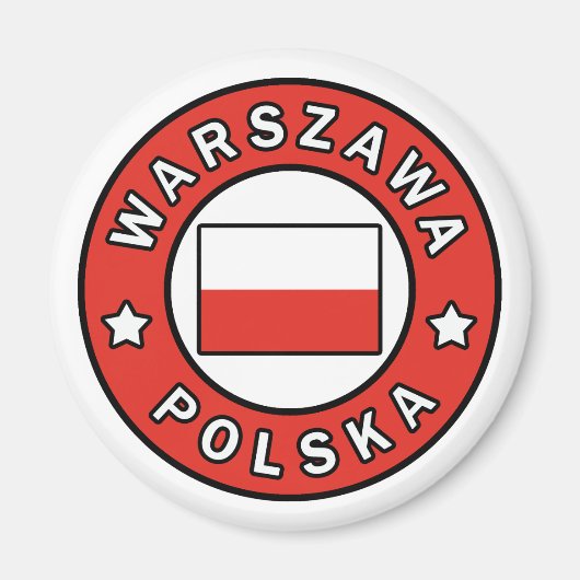 Aimant Warszawa Polska (Devant)