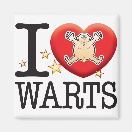 Aimant Warts Love Man (Devant)