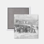 Aimant Warwick Races, de 'The Illustrated London (Recto/Verso)