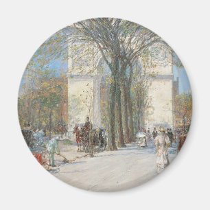 Aimant Washington Arch, Spring de Frederick Childe Hassam