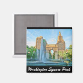 Aimant Washington Carré Park (Recto/Verso)