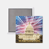 Aimant Washington DC (Recto/Verso)