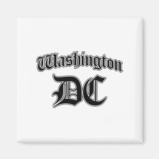 Aimant Washington Dc Souvenir Manches Longues (Devant)