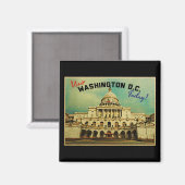 Aimant Washington DC Vintage (Recto/Verso)