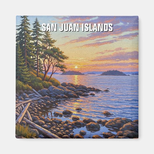 Aimant Washington san juan islands travel (Devant)