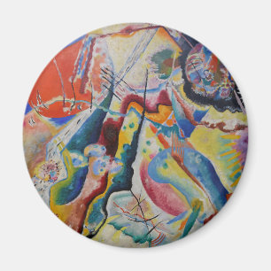 Aimant Wassily Kandinsky Tache rouge Classique Art Abstra