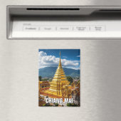 Aimant Wat Phrathat Doi Suthep Chiang Mai Thaïlande (In Situ (Lave-vaisselle))