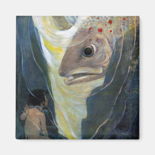 Aimant Water Baby and Fish, Jessie Willcox Smith