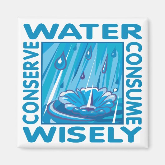 Aimant Water Conservation (Devant)