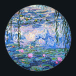 Aimant Water Lilies, 1919, par Claude Monet,<br><div class="desc">Claude Monet célèbre Water Lilies,  1919,  peinture. Voir aussi les couleurs unies assorties,  rose-violet et bleu-monet.</div>
