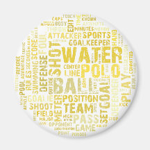 Water Polo Word Cloud Produits