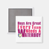 Aimant Waterboy Volleyball en rose (Recto/Verso)