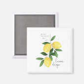 AIMANT WATERCOLOR LEMONS (Recto/Verso)
