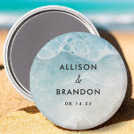 Aimant Watercolor Summer Beach Wedding Party<br><div class="desc">Aquarelle Summer Beach Wedding Party Magnet Ajoutez du texte personnalisé au verso pour fournir toutes les informations supplémentaires nécessaires pour vos invités.</div>