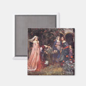 Aimant Waterhouse : Le Jardin enchanté (Recto/Verso)