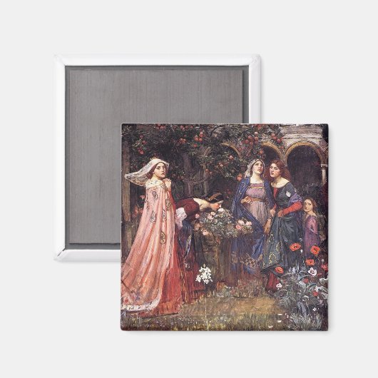 Aimant Waterhouse : Le Jardin enchanté (Recto/Verso)