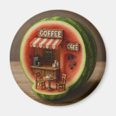 Aimant watermelon coffee (Devant)