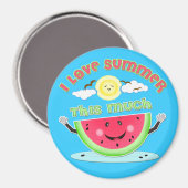 Aimant Watermelon Summer Love (Recto/Verso)