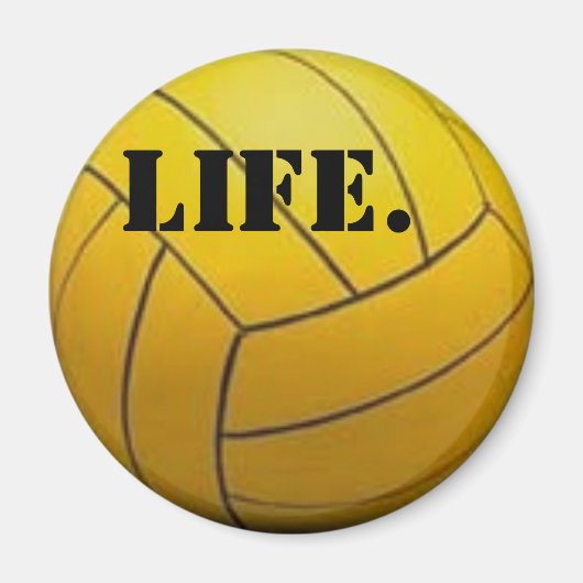 Aimant WaterPolo est la vie (Devant)