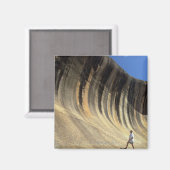 Aimant Wave Rock, Australie occidentale (Recto/Verso)