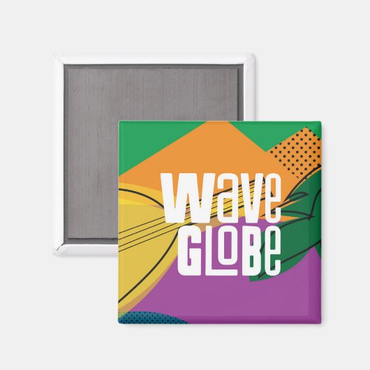 Aimant WaveGlobe (Recto/Verso)