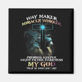 Aimant Way Maker Miracle Worker Promise Keeper Light In D (Devant)