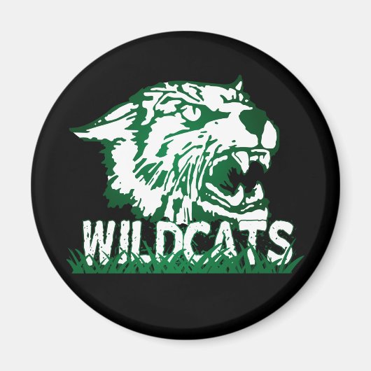 Aimant Wayland Union Wildcats #4 (Devant)