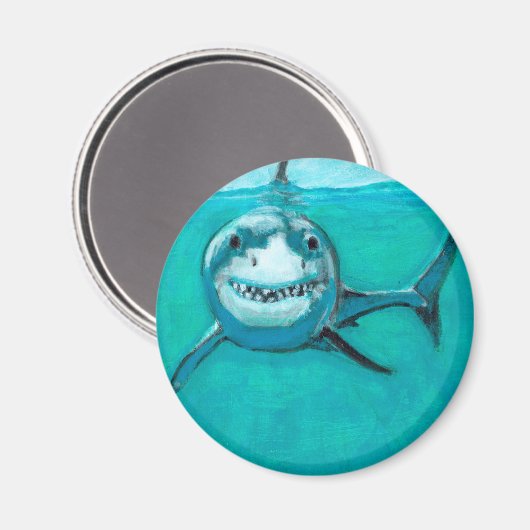 Aimant "Wayne" Le grand requin blanc (Recto/Verso)