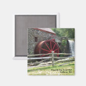 Aimant Wayside Inn Grist Mill, Sudbury MA (Recto/Verso)