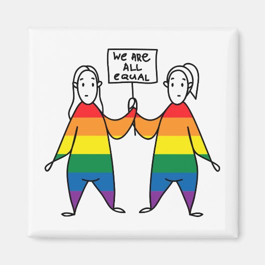 Aimant We Are All Equal (Devant)