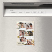 Aimant We Love You Papa Photo Collage (In Situ (Lave-vaisselle))