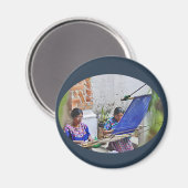 Aimant Weavers d'Antigua (Recto/Verso)