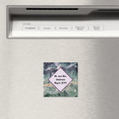 Aimant Wedding Ceremony Favor Fluorite Gem Photo Memento (In Situ (Lave-vaisselle))