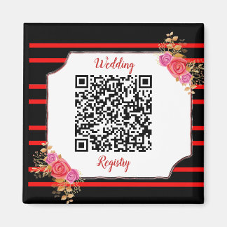 Aimant Wedding Registry Custom QR Code and Text