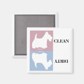 Aimant Wedgewoof Scottish Terrier (Recto/Verso)